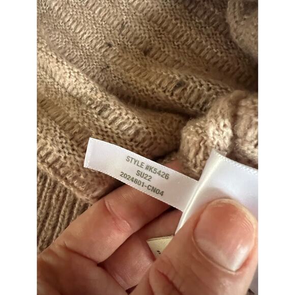 Madewell Belmont Donegal Pink Mock Neck Sweater - Picture 6 of 6